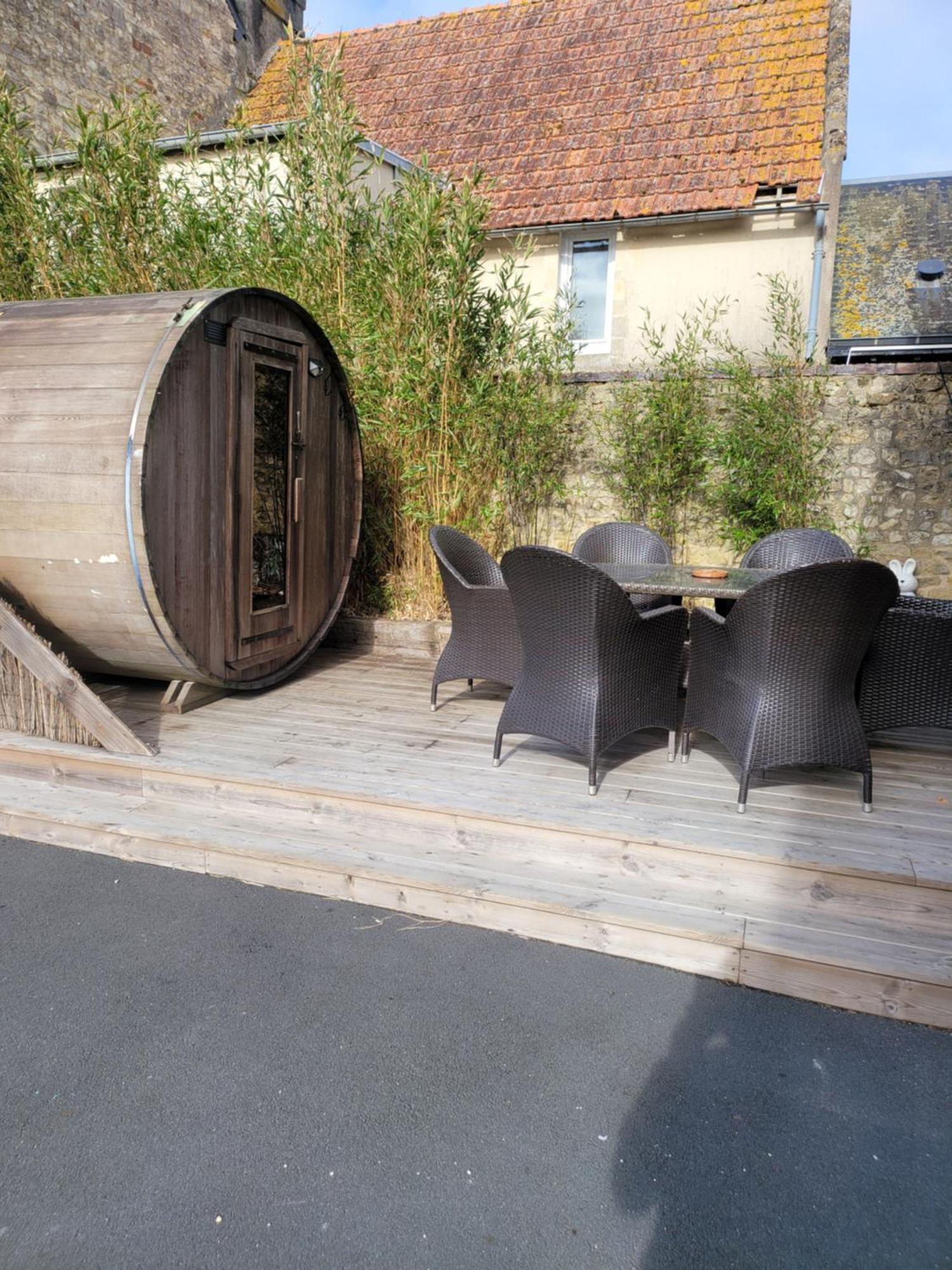 Gite L'Ardoisier 7 Pers Sauna Bayeux 2Km Guéron Exteriör bild